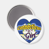 Connecticut Girl Magnet (Vorderseite/Rückseite)