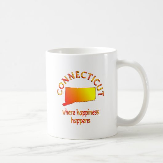 CONNECTICUT-Glück Kaffeetasse (Rechts)