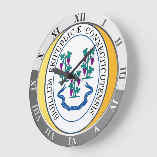 Connecticut Große Wanduhr (Winkel)