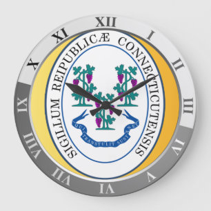 Connecticut Große Wanduhr