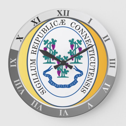 Connecticut Große Wanduhr (Vorderseite)
