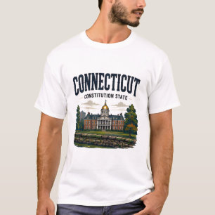Connecticut Historische Panoramareise T-Shirt