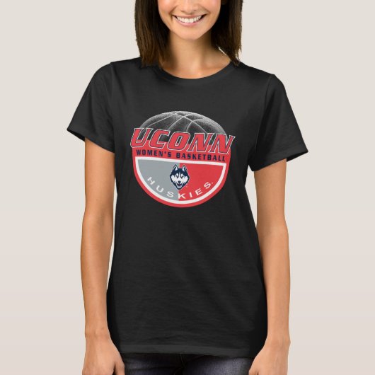 Connecticut Huskies Women s Basketball Dunk Navy T-Shirt (Vorderseite)