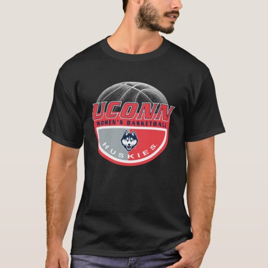 Connecticut Huskies Women s Basketball Dunk Navy T-Shirt (Vorderseite)