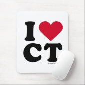 CONNECTICUT - I-LIEBE CT - I-LIEBE CONNECTICUT MOUSEPAD (Mit Mouse)