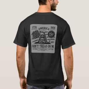 Connecticut Kapitel - 250 Don't Tread On Me 2s T-Shirt