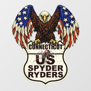 Connecticut Kapitel - Aufkleber Adler Logo