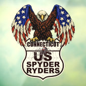 Connecticut Kapitel - Aufkleber Adler Logo (Blatt 3)
