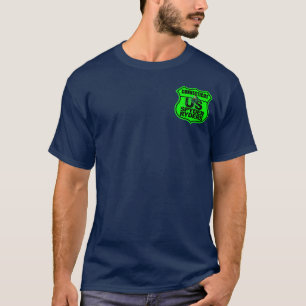 Connecticut Kapitel - Logo Pocket Grün T-Shirt