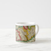 Connecticut-Karte Espressotasse (Vorderseite Rechts)