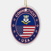 Connecticut Keramik Ornament (Rechts)