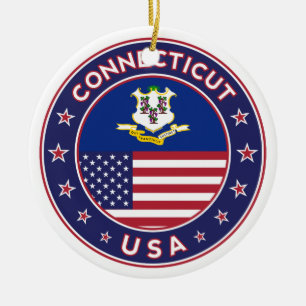 Connecticut Keramik Ornament