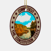 Connecticut Keramik Ornament (Rechts)