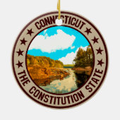 Connecticut Keramik Ornament (Hinten)