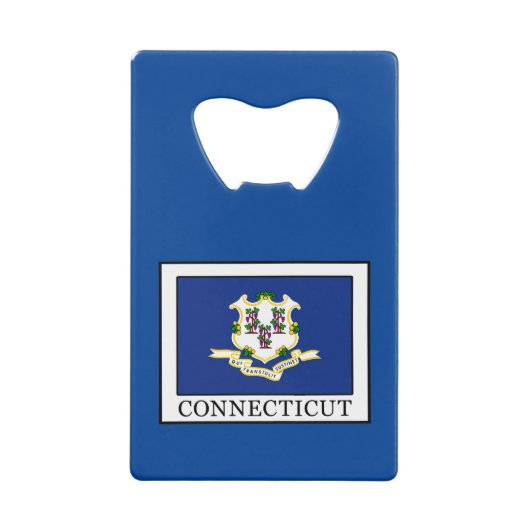 Connecticut Kreditkarten Flaschenöffner (Vorderseite)