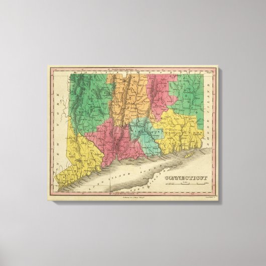 Connecticut Leinwanddruck (Vorderseite)