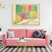 Connecticut Leinwanddruck (Insitu (Wohnzimmer))