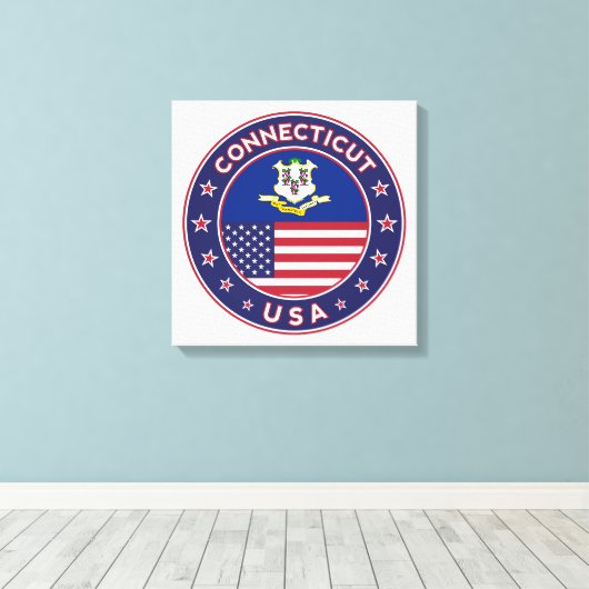 Connecticut Leinwanddruck (Insitu (Holzboden))