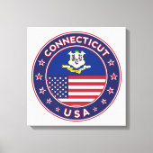 Connecticut Leinwanddruck (Vorderseite)