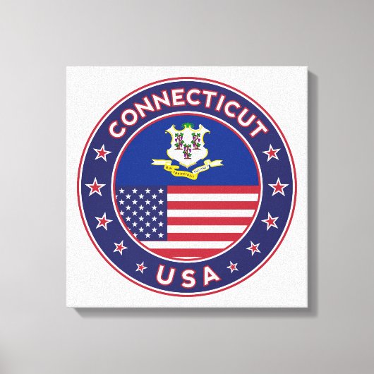 Connecticut Leinwanddruck (Vorderseite)