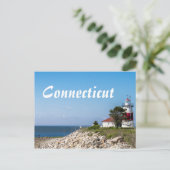 Connecticut Lighthouse Cards Postkarte (Stehend Vorderseite)