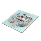 Connecticut Lighthouse-Fliesen Fliese (Seite)