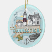 Connecticut Lighthouse Keramik Ornament (Links)