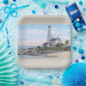 Connecticut Lighthouse Pappteller (Party)