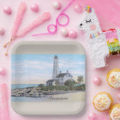 Connecticut Lighthouse Pappteller (Party)