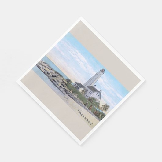 Connecticut Lighthouse Serviette (Ecke)
