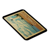 Connecticut Lighthouse Vintage Travel Magnet (Rechte Seite)