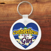 Connecticut Mädchen Schlüsselanhänger (Vorderseite)