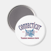 Connecticut Magnet (Vorderseite/Rückseite)