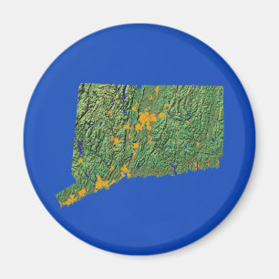 Connecticut Map Magnet
