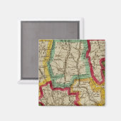 Connecticut Map Magnet (Vorderseite/Rückseite)