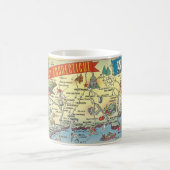 Connecticut Map-Tasse Kaffeetasse (Mittel)