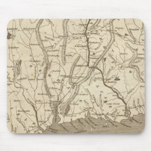 Connecticut Map von Arrowsmith Mousepad