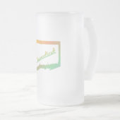 Connecticut Mattglas Bierglas (VorderseiteRechts)