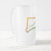 Connecticut Mattglas Bierglas (Vorderseite Links)