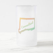 Connecticut Mattglas Bierglas (Mittel)