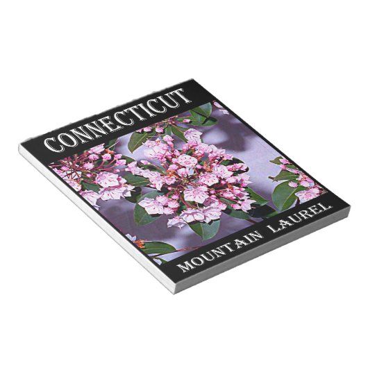 Connecticut Mountain Laurel Notizblock (angewinkelt)