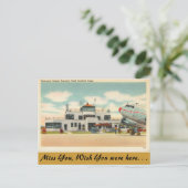 Connecticut, Municipal Airport, Hartford Postkarte (Stehend Vorderseite)