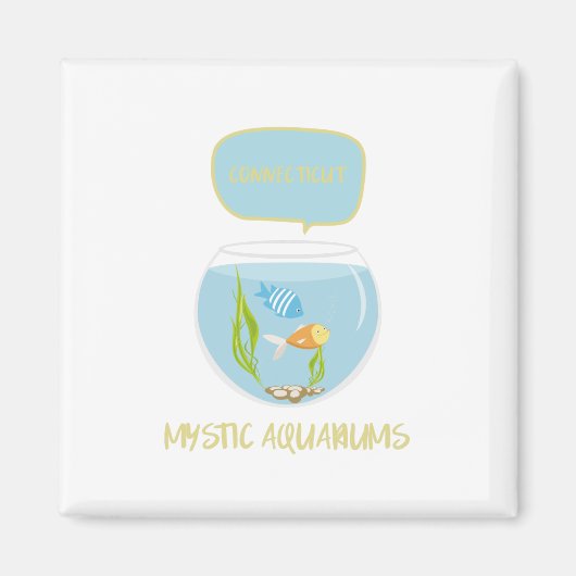 Connecticut Mystic Aquariums Magnet (Vorne)