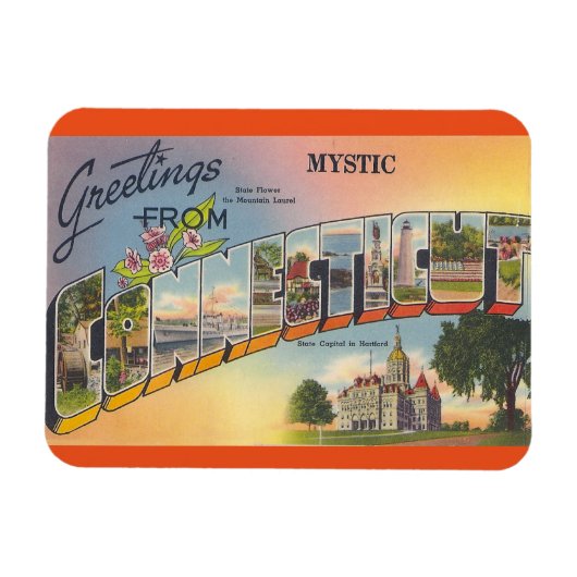Connecticut, Mystic Magnet (Horizontal)