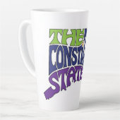 Connecticut Nickname Word Art Milchtasse (Linke Ecke)