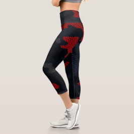 Connecticut Northern Husky Camo Capri Leggings