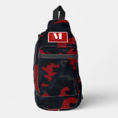 Connecticut Northern Husky Camo Crossbody Bag (Vorderseite)