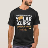Connecticut On The Path Of Totality Solar Eclipse T-Shirt (Vorderseite)