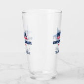 Connecticut Patriotic Pride Personalisiert Glas (Links)