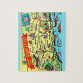 Connecticut Postcard Karte Jigsaw Puzzle (Vertikal)